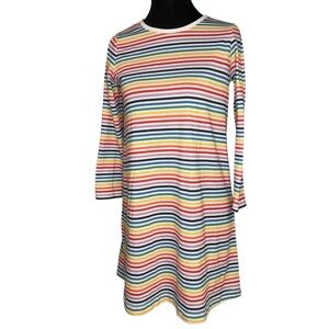 Primary Multicolor Striped nightgown size 12 FREE SHIPPING